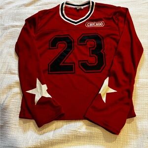 Ruby And Lace Women’s Red Chicago Bulls Logo Fashion Shirt Size Small Sports